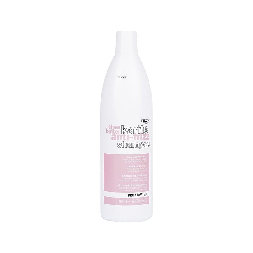 Шампунь для волос `DIKSON` `PRO MASTER` KARITE ANTI-FRIZZ для вьющихся и сухих волос с маслом Ши 1000 мл