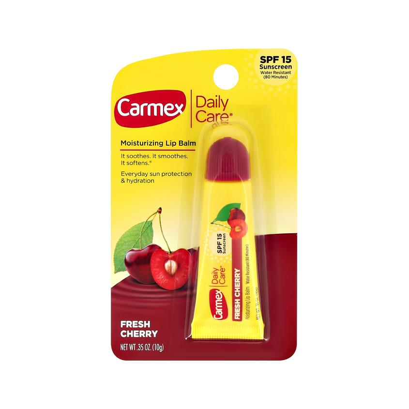 Бальзам для губ `CARMEX` ВИШНЯ в тубе SPF-15 10 г