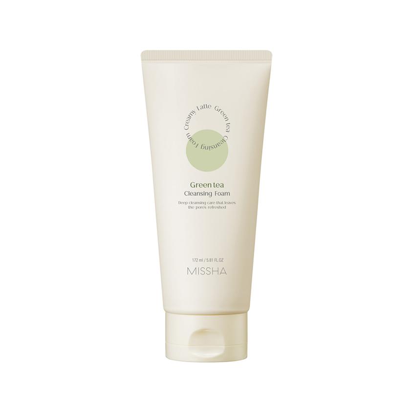 Пенка для умывания `MISSHA` CREAMY LATTE с зеленым чаем 172 мл