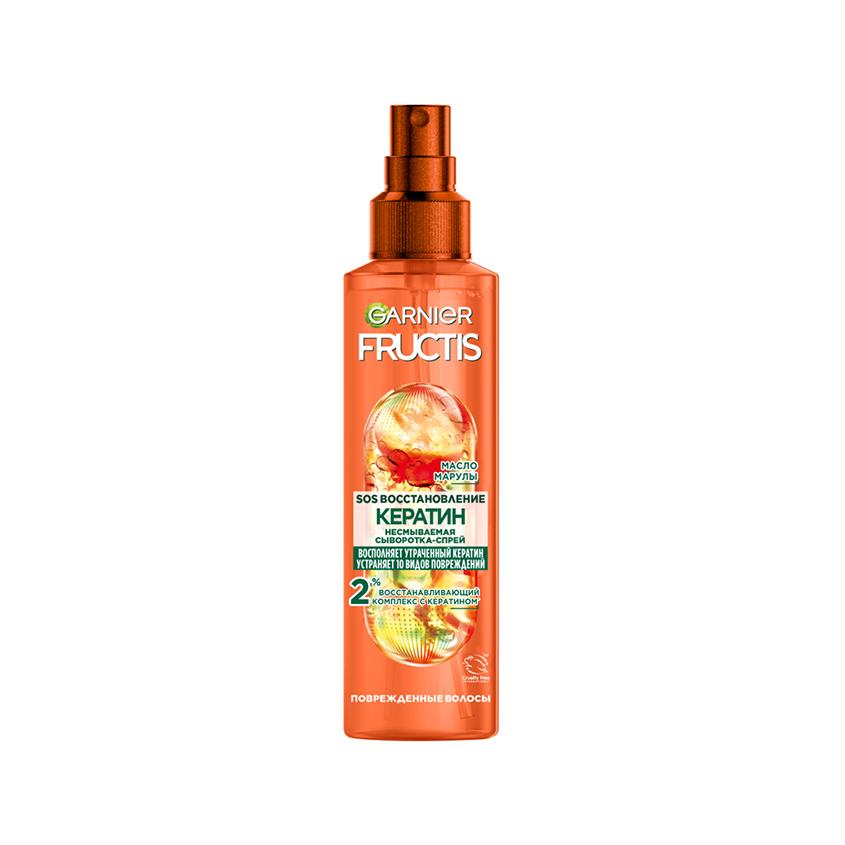 Сыворотка-спрей для волос `GARNIER` `FRUCTIS` SOS КЕРАТИН восстанавливающий несмываемый уход 150 мл