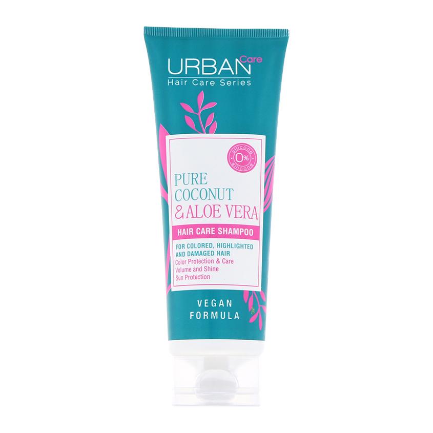 Шампунь для волос `URBAN CARE` с кокосом и алоэ вера 250 мл