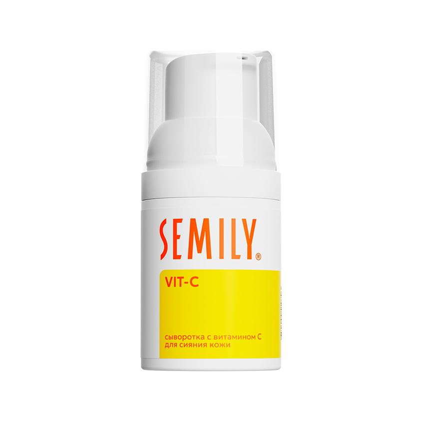 Сыворотка для лица `SEMILY` VIT-C для сияния кожи с витамином С и кофеином 30 мл