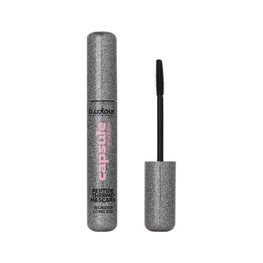 Термотушь-сыворотка для ресниц `B.COLOUR PROFESSIONAL` PEPTIDE THERMO MASCARA для роста и укрепления тон 10 Ultra black