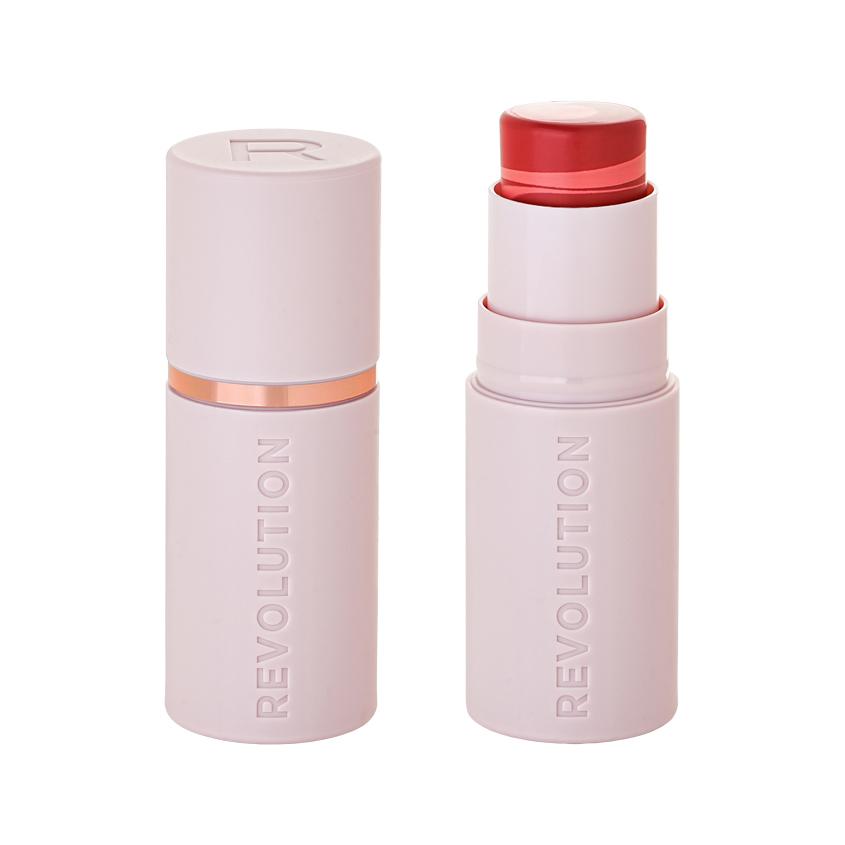 Румяна для лица `REVOLUTION` SILK BLUSH в стике тон Rosy cheeks
