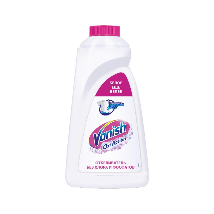 Пятновыводитель для белья `VANISH` OXI ACTION Кристальная белизна 1000 мл