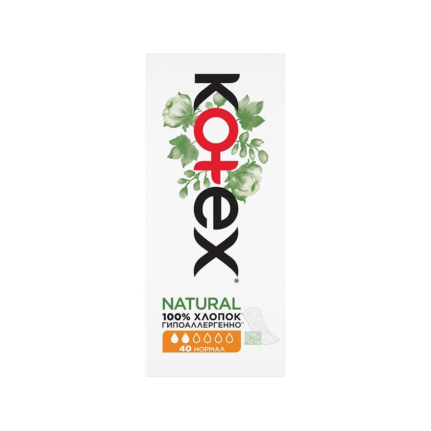 Прокладки ежедневные `KOTEX` NATURAL Normal 40 шт
