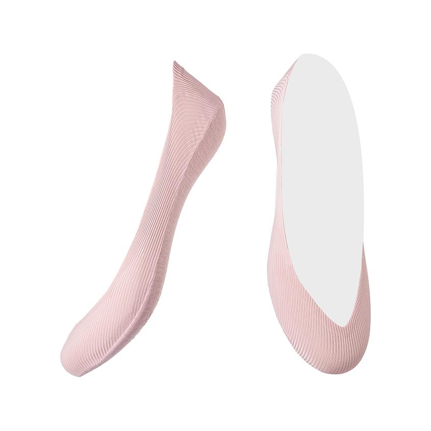 Подследники `TRENDY LOOK` ICE SILK WITH V-CUT SHAPED (розовый) one size