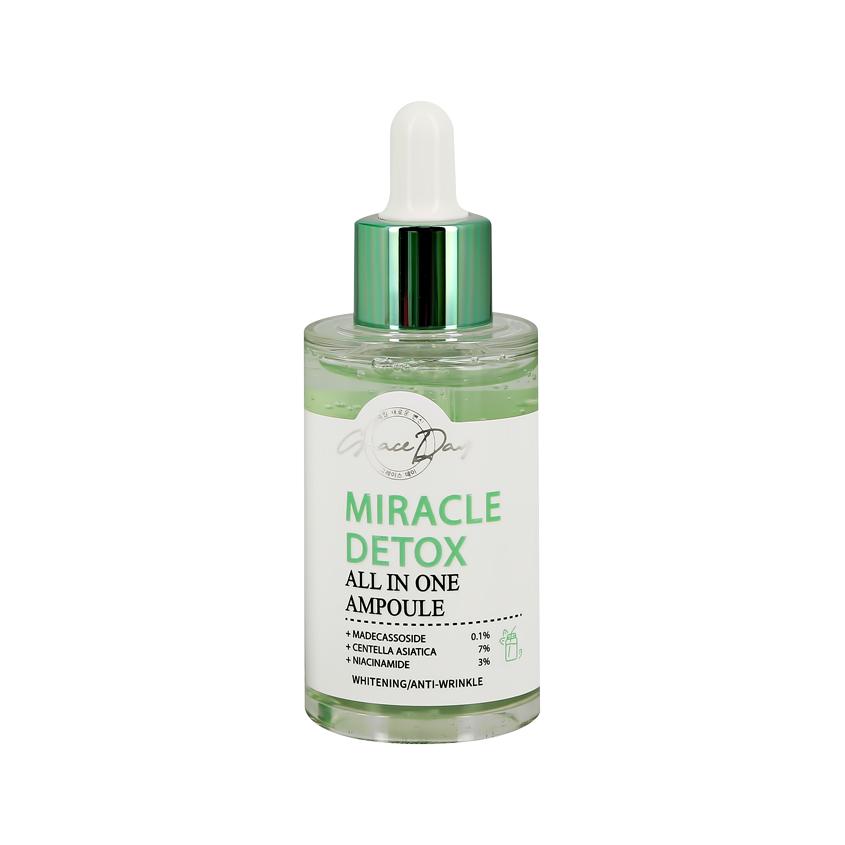 Сыворотка для лица `GRACE DAY` MIRACLE с экстрактом центеллы азиатской, мадекассосидом и ниацинамидом (успокаивающая) 50 мл
