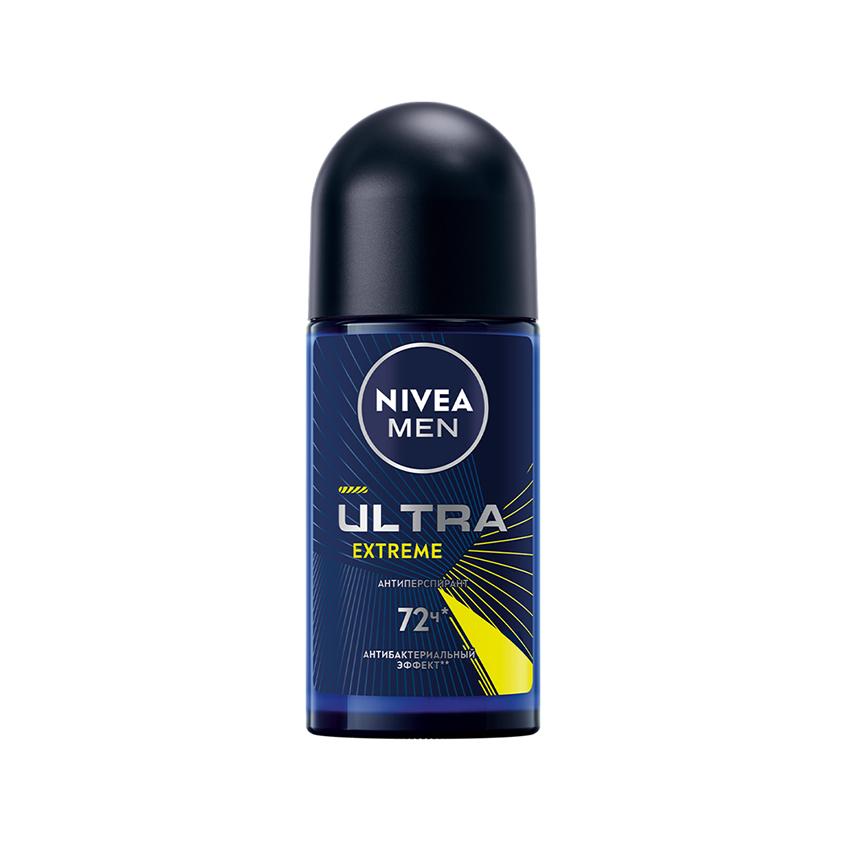 Део-ролл муж. `NIVEA` `MEN` ULTRA EXTREME антиперспирант 72ч 50 мл