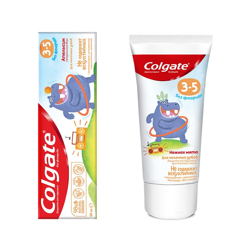 Паста зубная детская `COLGATE` нежная мята (3-5 лет) 60 мл
