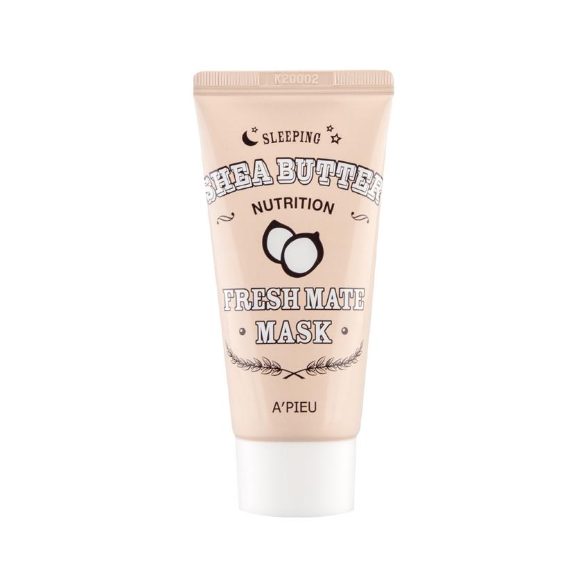 Ночная маска для лица `A`PIEU` FRESH MATE MASK питательная с маслом ши 50 мл