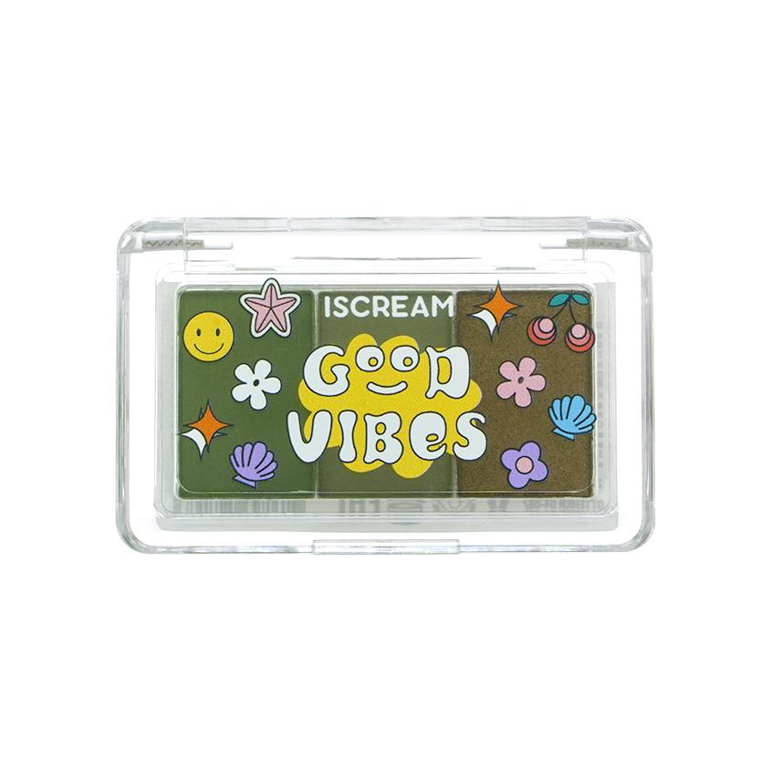 Тени для век из палетки `ISCREAM` GOOD VIBES 2 оттенок 04-06
