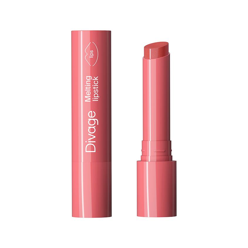 Помада-бальзам для губ `DIVAGE` MELTING LIPSTICK с тающей текстурой и глянцевым финишем тон 02 Pink cooper