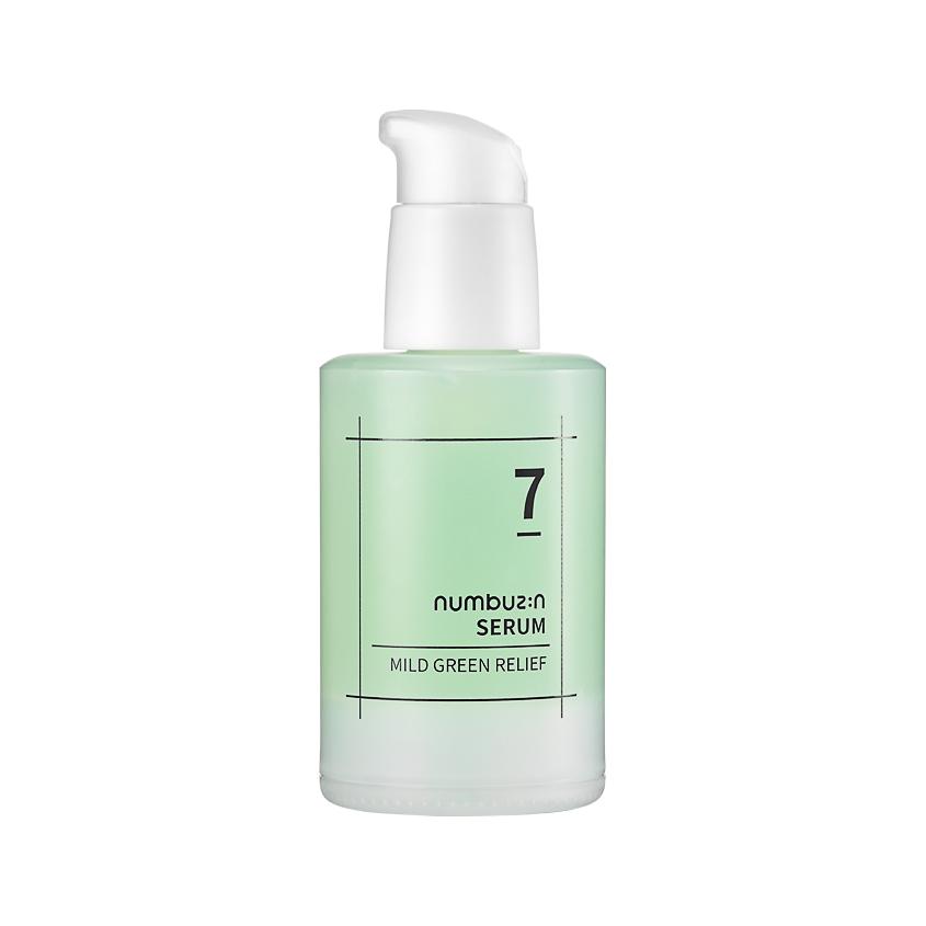 Сыворотка для лица `NUMBUZIN` NO. 7 Mild Green Soothing успокаивающая для глубокого увлажнения 50 мл