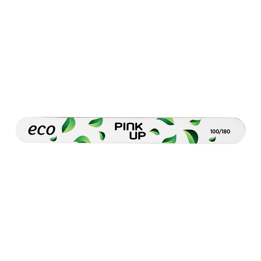 Пилка для ногтей `PINK UP` `ACCESSORIES` ECO из бамбука 100/180