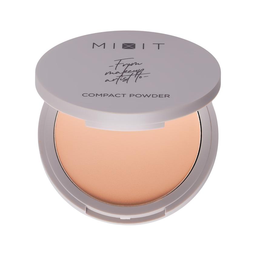 Пудра для лица `MIXIT` COMPACT POWDER компактная матирующая тон 03 Vanilla