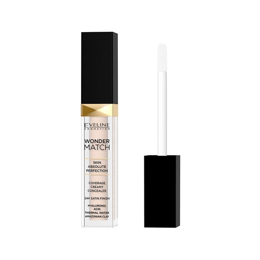 Консилер для лица `EVELINE` WONDER MATCH кремовый тон 005 light porcelain