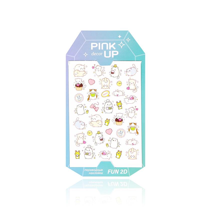 Наклейки для ногтей `PINK UP` `DECOR` FUN переводные тон 868
