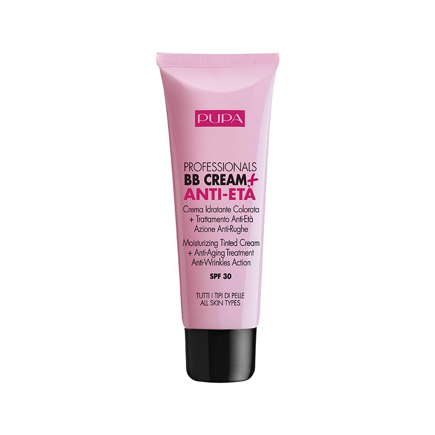 Крем тональный для лица `PUPA` BB CREAM & ANTI-ETA антивозрастной тон 002 Sand