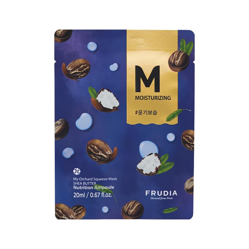 Маска для лица `FRUDIA` восстанавливающая с маслом ши 20 мл
