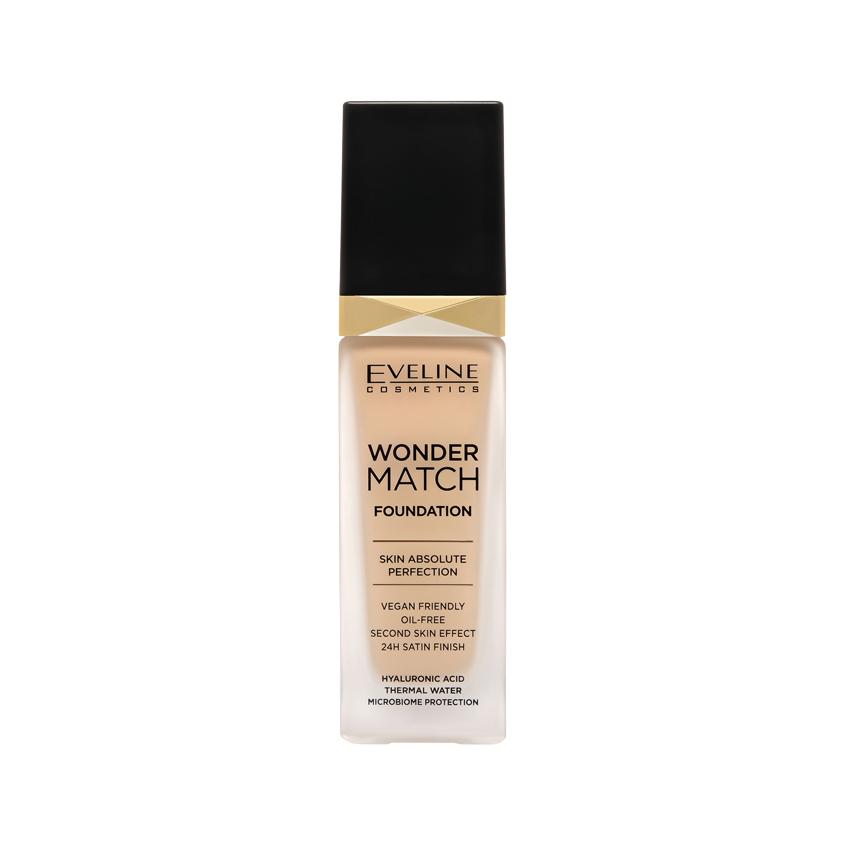 Крем тональный для лица `EVELINE` WONDER MATCH адаптирующийся тон 25 light beige 30 мл