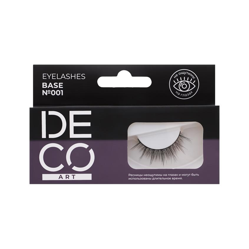 Накладные ресницы `DECO.` ART EYELASHES BASE №001 черные