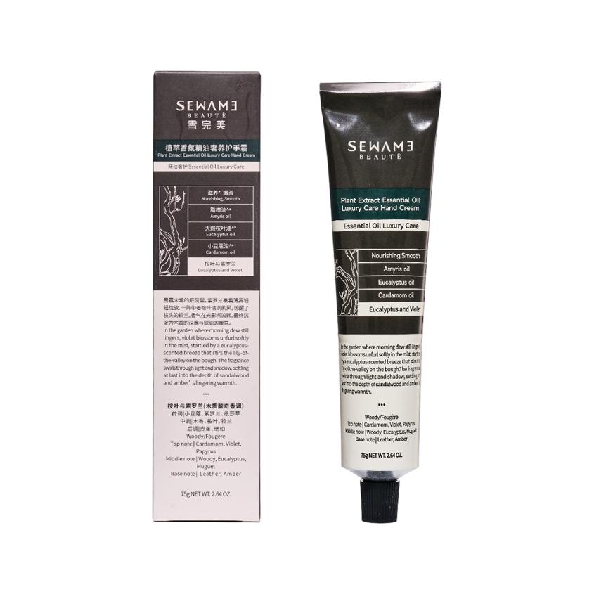 Крем для рук `SEWAME` LUXURY CARE с эфирным маслом эвкалипта и фиалки 75 г