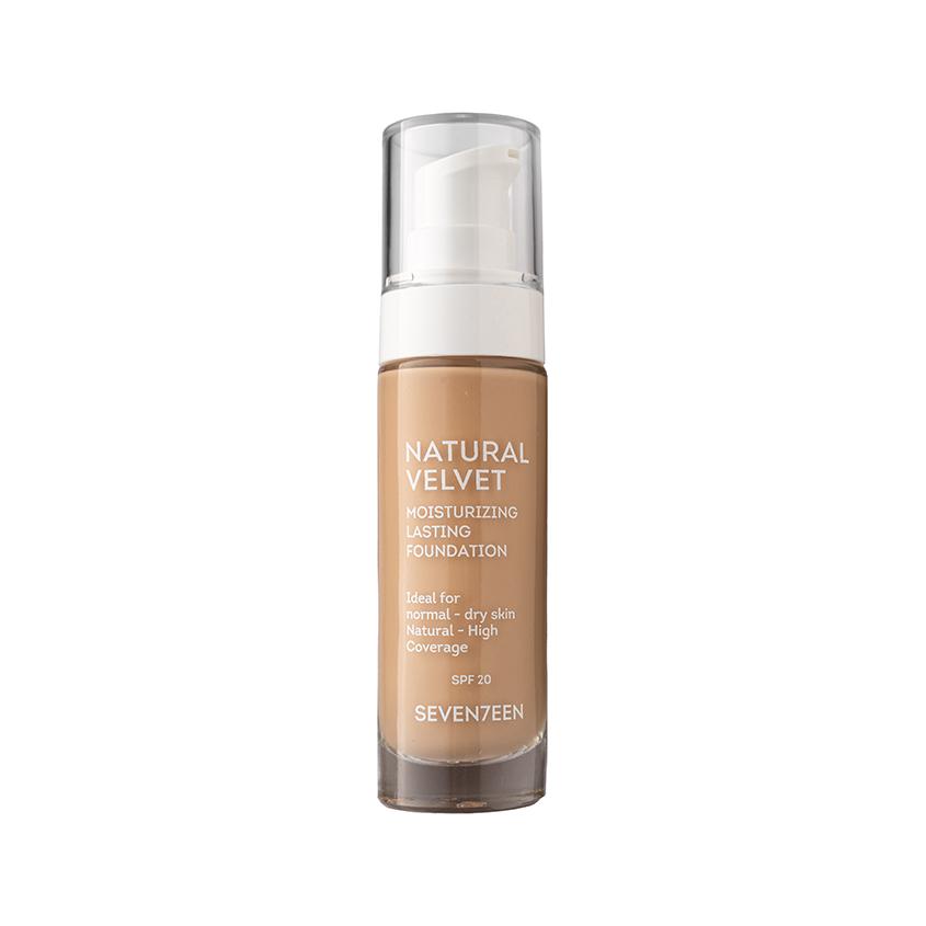 Крем тональный для лица `SEVENTEEN` NATURAL VELVET стойкий с бархатным эффектом тон 6