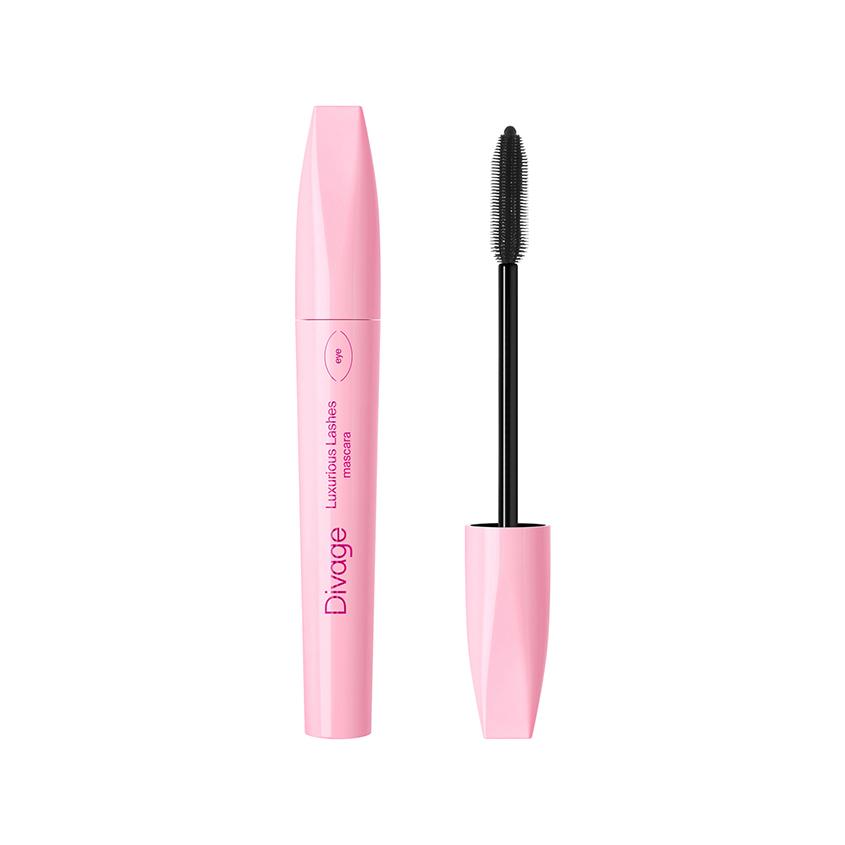 Тушь для ресниц `DIVAGE` 90x60x90 LUXURIOUS LASHES разделяющая с эффектом объема тон Черный