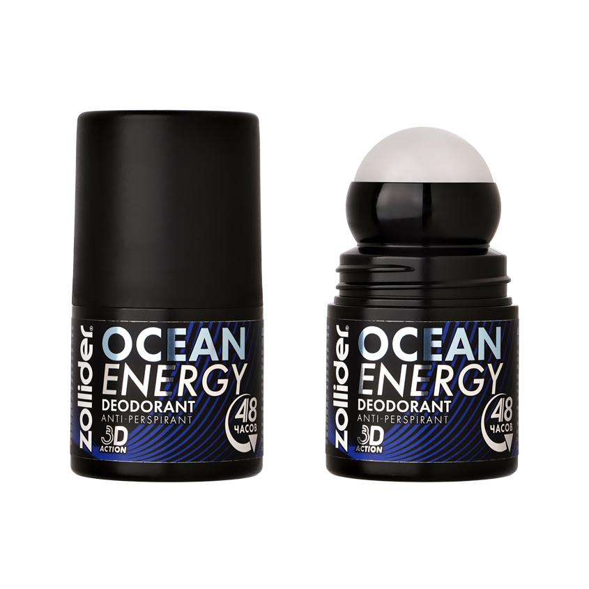 Део-ролл муж. `ZOLLIDER` OCEAN ENERGY 48ч (антиперспирант) 50 мл