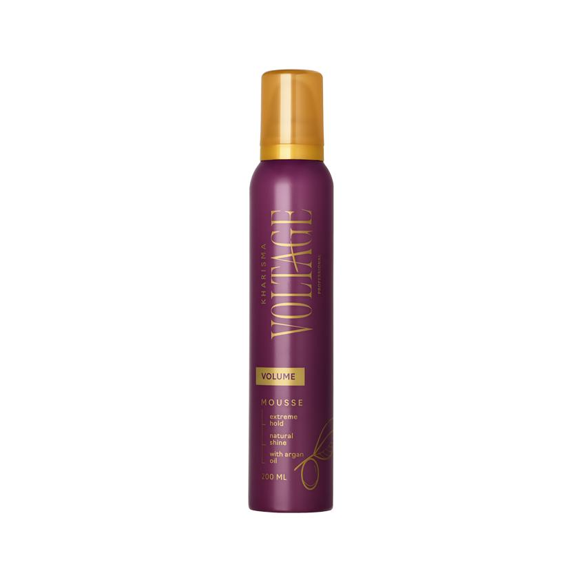 Мусс для волос `KHARISMA VOLTAGE` CASHMERE объем и восстановление (с маслом арганы) 200 мл